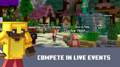 minecraft compete in live events